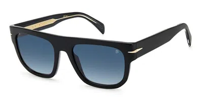 David Beckham Db 7044/s 807/08 Occhiali Da Sole Neri Per Uomo In Black