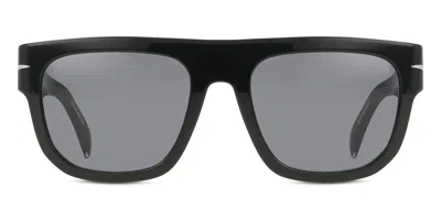 David Beckham Db 7044/s 807/ir Occhiali Da Sole Neri Per Uomo In Black