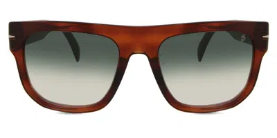 David Beckham Db 7044/s Wr9/9k Occhiali Da Sole Tartarugatishell Per Uomo In Brown