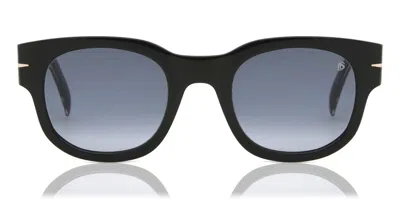 David Beckham Db 7045/s 2m2/9o Occhiali Da Sole Neri Per Uomo In Black