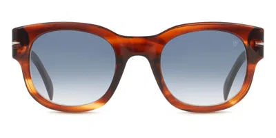 David Beckham Db 7045/s Ex4/08 Occhiali Da Sole Marroni Per Uomo In Brown