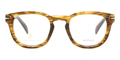 David Beckham Db 7050 Ex4 Occhiali Da Vista Tartarugatishell Per Uomo (solo Montatura) In Brown