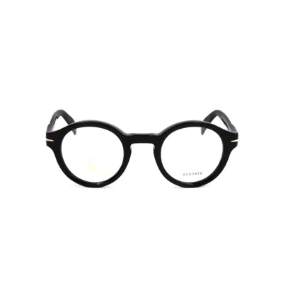David Beckham Db 7051 Round Frame Acetate Eyeglasses In Red