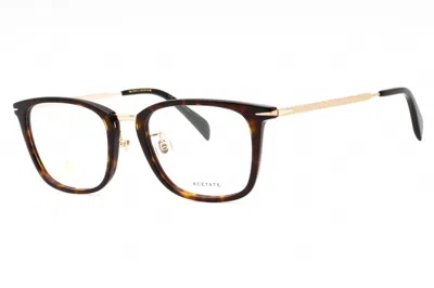 David Beckham Db 7060/f 02ik 00 Havana Gold 53mm In Brown