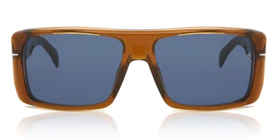 David Beckham Db 7063/s Fmp/ku Men's Sunglasses Brown Size 58