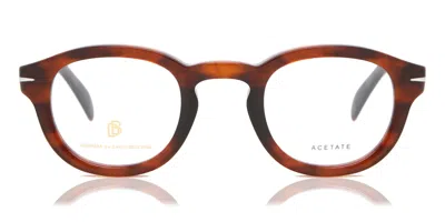 David Beckham Db 7069 Ex4 Occhiali Da Vista Marroni Per Uomo (solo Montatura) In Brown
