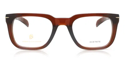 David Beckham Db 7070 09q Occhiali Da Vista Marroni Per Uomo (solo Montatura) In Purple