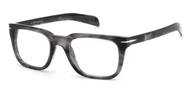 David Beckham Db 7070 2w8 Occhiali Da Vista Grigi Per Uomo (solo Montatura) In Transparent