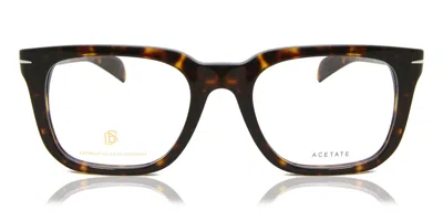 David Beckham Db 7070 086 Occhiali Da Vista Tartarugatishell Per Uomo (solo Montatura) In Brown