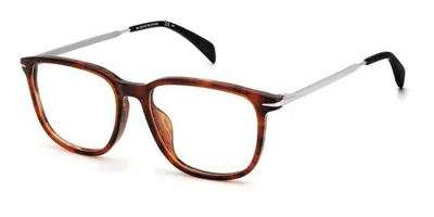 David Beckham Db 7074/f Vestibilità Orientale Ex4 Occhiali Da Vista Marroni Per Uomo (solo Montatura) In Brown
