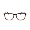 David Beckham Db 7074/f Rectangular Frame Eyeglasses In Brown