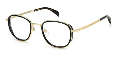 David Beckham Db 7075/g Asian Fit Rhl Men's Glasses Gold Size 51 - Free Lenses - Blue Light Block Available In Burgundy