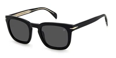 David Beckham Db 7076/s 807/ir Men's Sunglasses Black Size 50