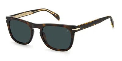 David Beckham Db 7077/s 086/ku Men's Sunglasses Tortoiseshell Size 53 In Brown