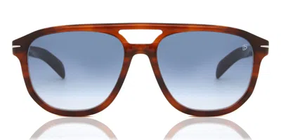 David Beckham Db 7080/s Ex4/08 Men's Sunglasses Brown Size 56