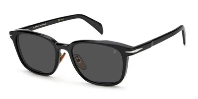 David Beckham Db 7081/f/s Asian Fit 807/m9 Men's Sunglasses Black Size 54