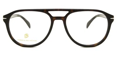 David Beckham Db 7087 Men's Glasses, Tortoiseshell, Size 54 In Brown