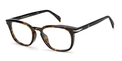 David Beckham Db 7089/f Asian Fit 086 Men's Glasses Tortoiseshell Size 52 - Free Lenses - Blue Light Block Availab In Brown
