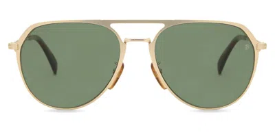 David Beckham Db 7095/g/s Asian Fit Aoz/uc Men's Sunglasses Gold Size 58