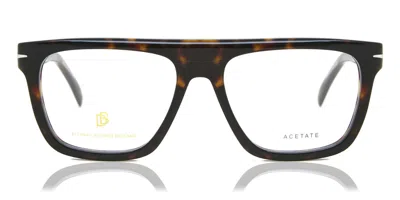 David Beckham Db 7096 Men's Glasses, Tortoiseshell, Size 53 In Brown