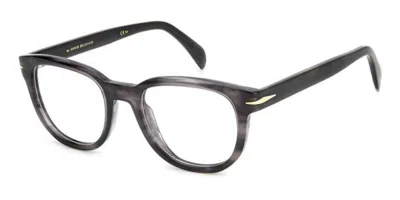 David Beckham Db 7097 2w8 Men's Glasses Grey Size 50 - Free Lenses - Blue Light Block Available In Grey Horn
