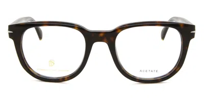 David Beckham Db 7097 Men's Glasses, Tortoiseshell, Size 50 In Gold