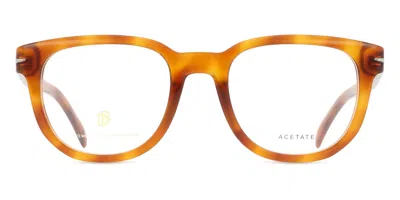 David Beckham Db 7097 Men's Glasses, Tortoiseshell, Size 50 In Brown