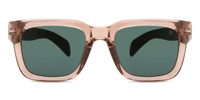 David Beckham Db 7100/s Asa/mt Men's Sunglasses Pink Size 52