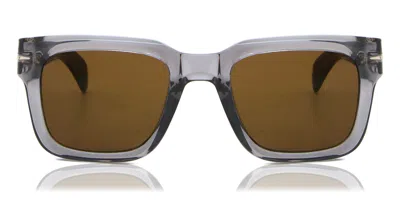 David Beckham Db 7100/s Kb7/mt Men's Sunglasses Grey Size 52 In Multi
