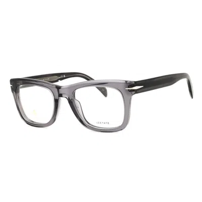 David Beckham Db 7105 0pzh 00 Stirped Grey 51mm In Gray
