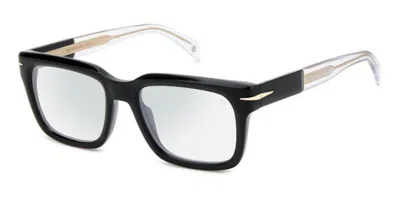 David Beckham Db 7107/bb Blue-light Block 807/g6 Men's Glasses Black Size 53 - Free Lenses - Blue Light Block Avai In Multi