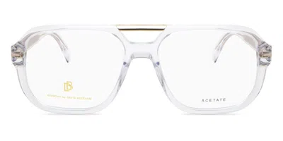David Beckham Db 7108 Men's Glasses, Clear, Size 56 In Transparent