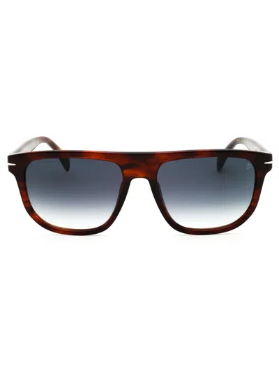 David Beckham Db 7111/s Sunglasses In Grey/brown Sf