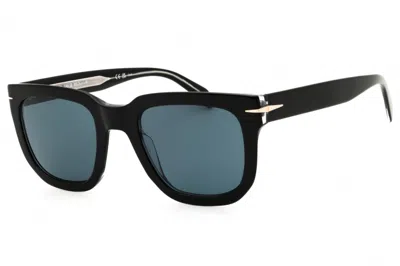 David Beckham Db 7118/s 07c5 Ku Black Crystal/blue Grey