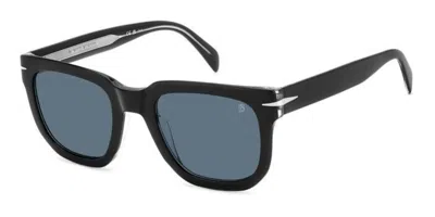 David Beckham Db 7118/s 7c5/ku Men's Sunglasses Black Size 52