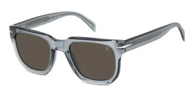 David Beckham Db 7118/s Kb7/ir Men's Sunglasses Grey Size 52 In Gray