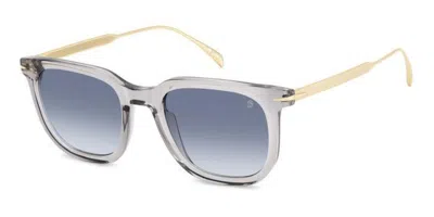 David Beckham Db 7119/s Ft3/08 Men's Sunglasses Grey Size 52 In Blue