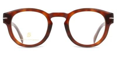 David Beckham Db 7125 Men's Glasses, Tortoiseshell, Size 47 In Brown