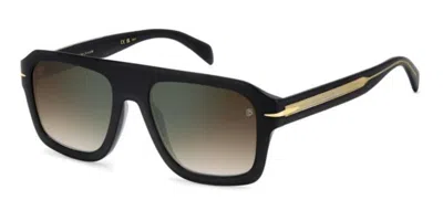 David Beckham Db 7127/s 2m2/qy Men's Sunglasses Black Size 54