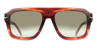 David Beckham Db 7127/s Ex4/9k Men's Sunglasses Brown Size 54