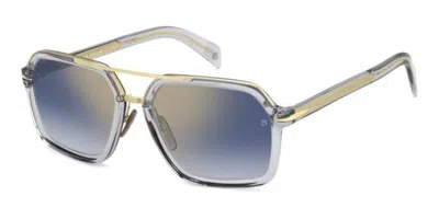David Beckham Db 7128/s Ft3/1v Men's Sunglasses Grey Size 58