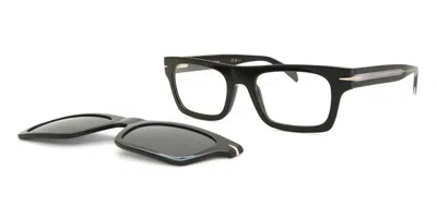 David Beckham Db 7129/cs With Clip-on Men's Glasses, Black, Size 51