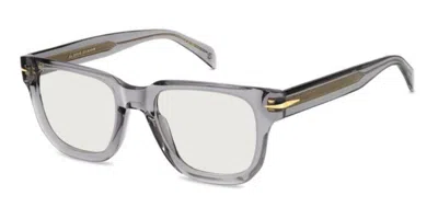 David Beckham Db 7130 Men's Glasses, Clear, Size 50 In Gray