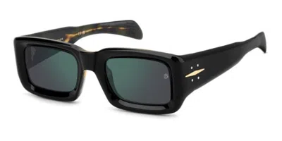 David Beckham Db 7131/s Wr7/mt Occhiali Da Sole Neri Per Uomo In Black