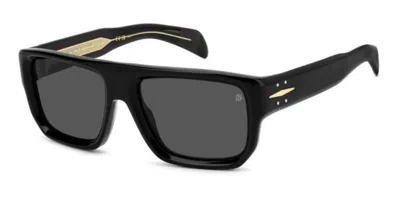 David Beckham Db 7132/s 807/ir Men's Sunglasses Black Size 56