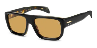 David Beckham Db 7132/s Wr7/vs Occhiali Da Sole Neri Per Uomo