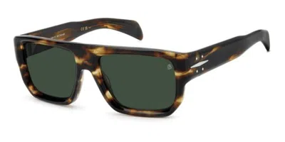 David Beckham Db 7132/s Wr9/qt Occhiali Da Sole Marroni Per Uomo In Brown