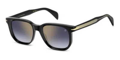 David Beckham Db 7133/s 807/1v Men's Sunglasses Black Size 52