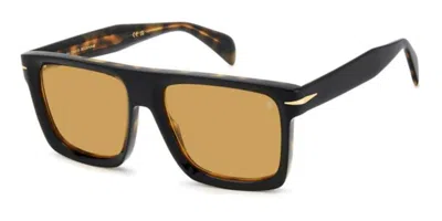 David Beckham Db 7134/s Wr7/vs Men's Sunglasses Black Size 56