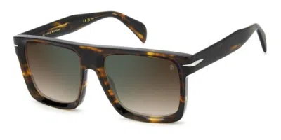 David Beckham Db 7134/s Wr9/qy Men's Sunglasses Brown Size 56